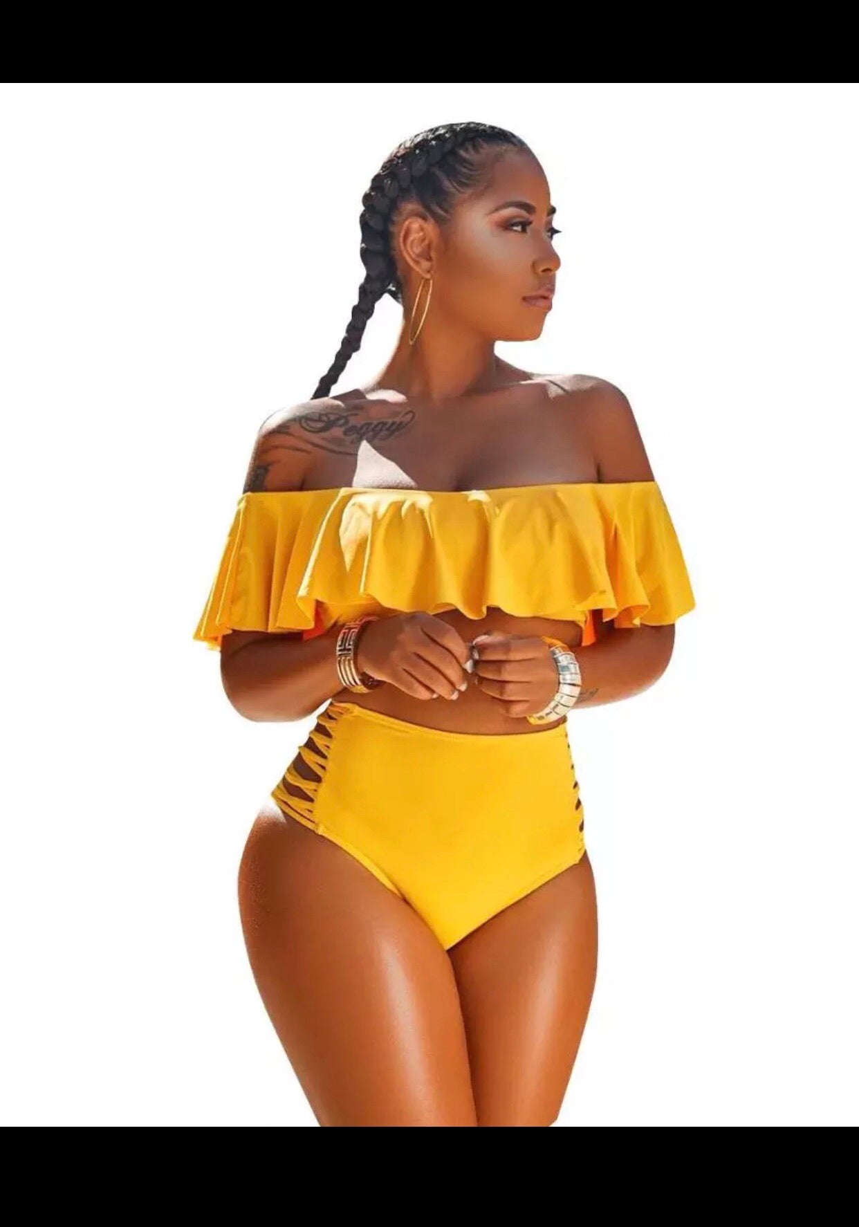 Bra and pants two piece set swimsuit beachwear - Youmibeautystore