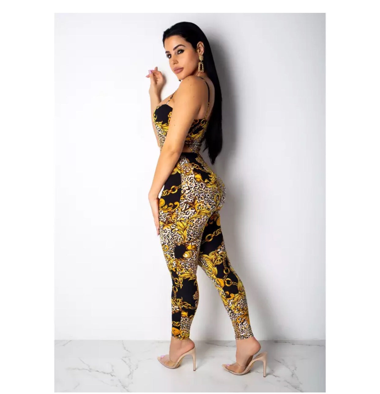 Women Sexy Leopard Printed Long Jumpsuit - Youmibeautystore